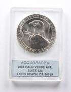 MS68 1983-S Olympic Discus Commemorative $1 Accugrade Collectible Slab