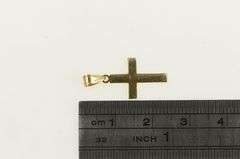 14K Yellow Gold Cross Christian Faith Symbol Religious Charm/Pendant
