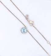 David Yurman Chatelaine Topaz Pendant on Chain Necklace