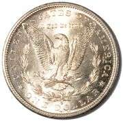 1882-S Frosty White BU Morgan Dollar