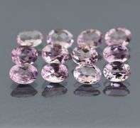 Glittering 12.39ct real Brazilian Amethyst set