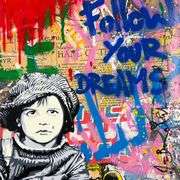 Day Dreaming by Mr Brainwash Original