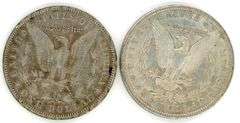 1904 & 1904-S Morgan Silver Dollars