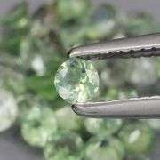 Outstanding 2.55ct light green Alexandrite set