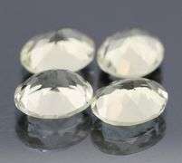 Brilliant 16.18ct natural platinum green Amethyst set