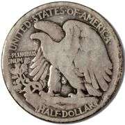 1916 D Obverse Walking Liberty Half