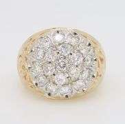 Men's Diamond Cluster Ring