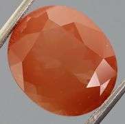 Large collectors 6.77ct blood orange Andesine Labradorite
