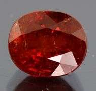 Fiery 5.42ct top red orange Spessartite Garnet