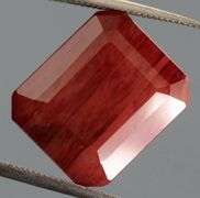 One of a kind! 8.64ct top imperial red Andesine!
