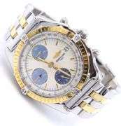 Breitling Chronomat 40mm Automatic Watch with White Mop Dial