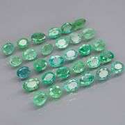 Vivid! Top green 5.71ct Colombian Emerald set