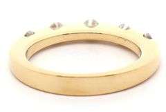 Roberto Coin Classica Parisienne Five Diamond Ring in 18K