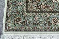 Handmade Silk/Wool Tabriz Design 6x9