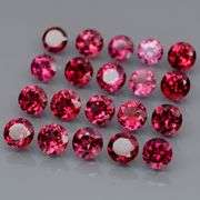 Premium solitaire cut 5.28ct VS Rhodolite Garnet set