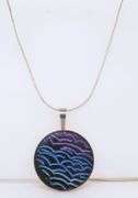 925 Sterling silver pendant on Italian snake chain necklace