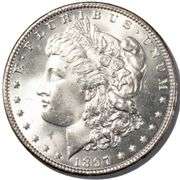 1897 BU Morgan Dollar