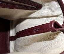 Hermes, Rouge H, Garden Party 30 MM, Top Handle Vanity Bag W/ Care Booklet & Dust Bag