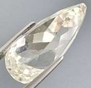 Remarkable 21.89ct high fire platinum blonde Kunzite