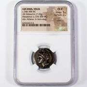 Lucania Velia 340-300 BC Didrachm Ch Fine NGC