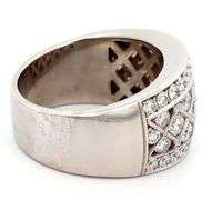 2.55ctw Diamond Multi Row Woven Style Band Ring in 18K