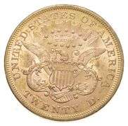 1866 $20 Liberty Head Gold Double Eagle