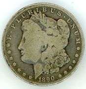 1890-O Morgan Silver Dollar