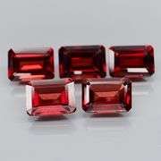 Charming 5.94ct 5pc. Mozambique Garnet set