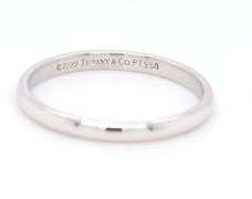 Platinum Tiffany & Co Forever 2mm Band