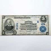 $5 1902 Series Second National Bank Wilkes Barre Pa National Note