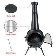 Cast Iron Outdoor Fireplace