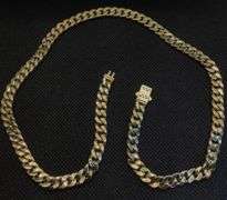 TIMELESS AND PERFECT FOR EVERYDAY 14K YELLOW GOLD MIAMI CUBAN LINK CHAIN NECKLACE