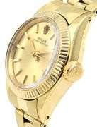 Rolex Oyster Perpetual 6719, 24mm, Champagne Dial, 14K Yellow Gold