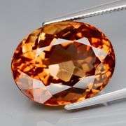 Stunning 12.74ct eye clean Imperial Topaz