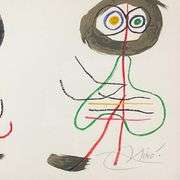 M. 1005 from L'enfance d'Ubu by Miro