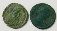 2 Roman Crusader Coins