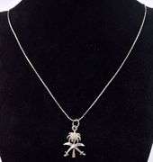 Sterling Silver Palm Tree Pendant Necklace