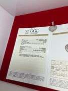 CERTIFIED 10K GOLD AND DIAMOND HEART PENDANT