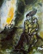 Marc Chagall, Fire in the Snow (1940)