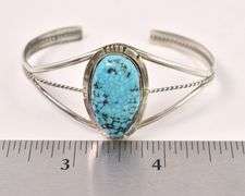 Sterling Silver Turquoise Cuff Bracelet