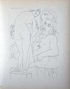 PABLO PICASSO, SCULPTOR, MODEL