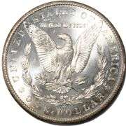 1902 O Frosty White Unc Morgan Dollar