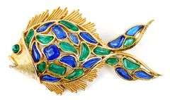 Rare Vintage Crown Trifari Fish Pin
