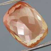 Glorious! 8.97ct color shifting peach and green Andesine