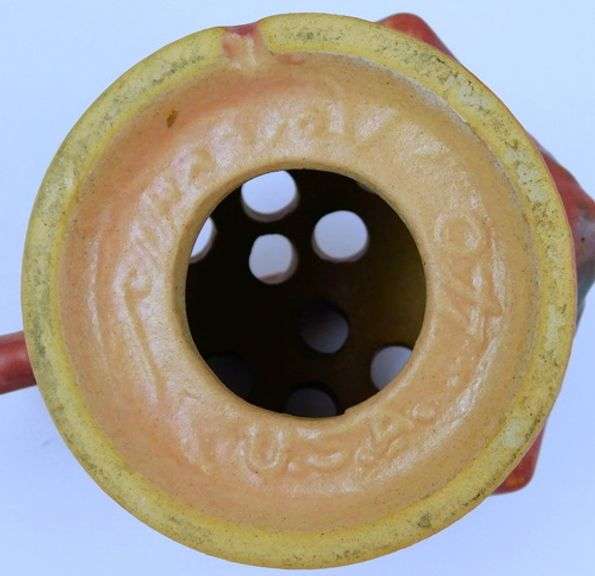 Vintage Roseville Pottery Flower Frog