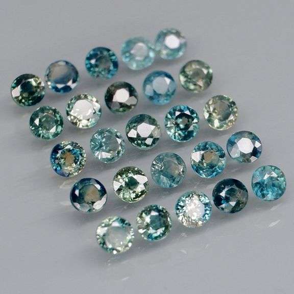 Heated only! 3.96ct diamond cut Sapphire set