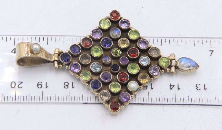 Group lot of 3 vintage 925 sterling silver jewelry