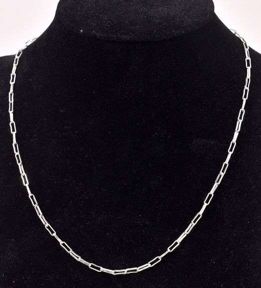 Sterling Silver Chain Necklace