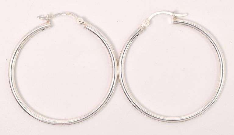 Sterling Silver Hoop Earrings