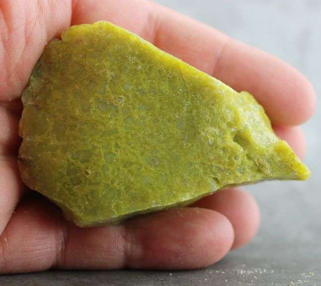 Holy Cow! 347.5ct uncut untreated green Opal